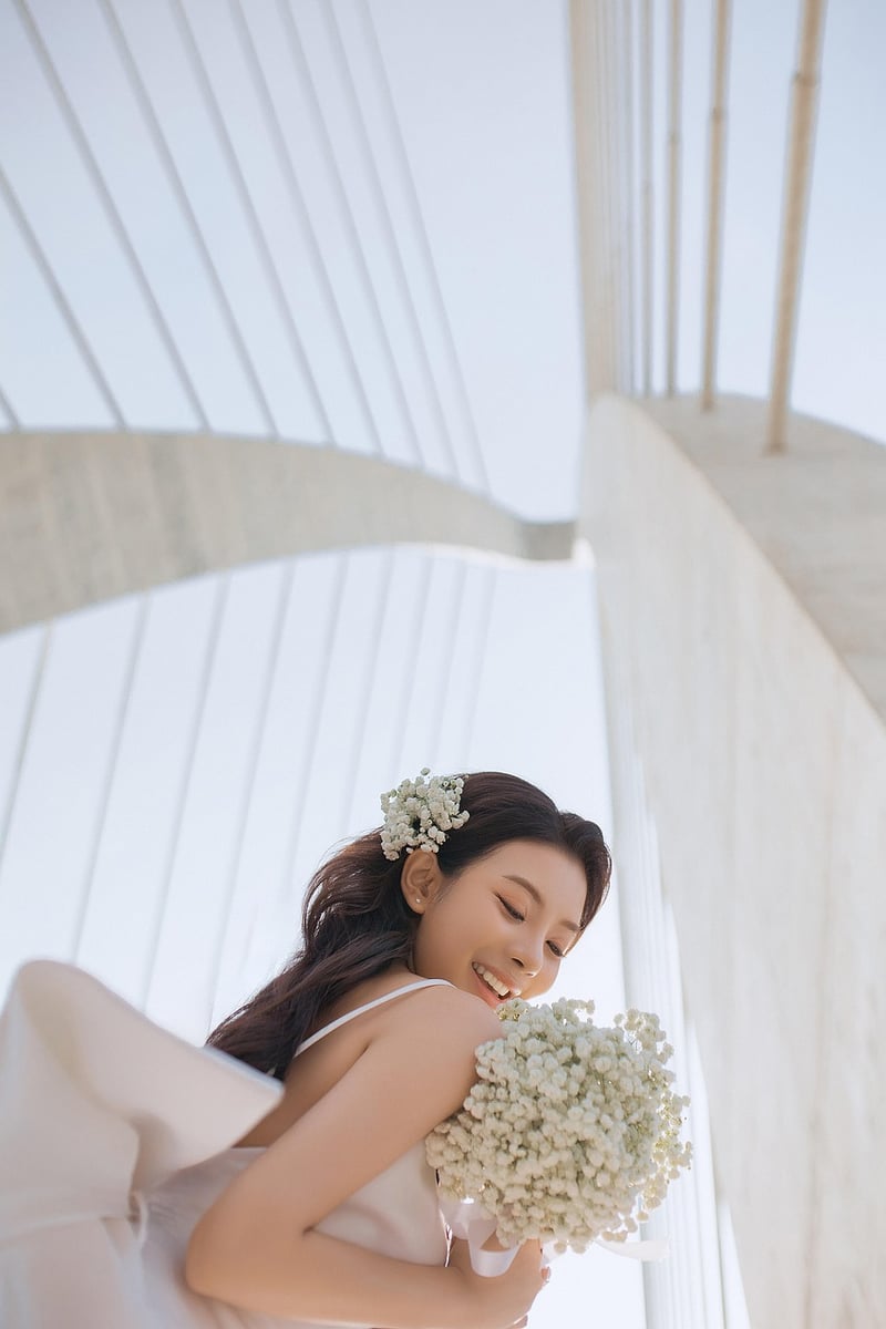 Bride with Wedding Cake